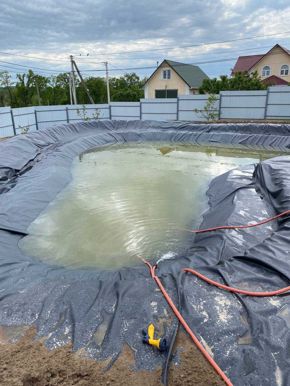 ПВХ плівка для ставка ,плівка для басейну, плівка для озера та водойми