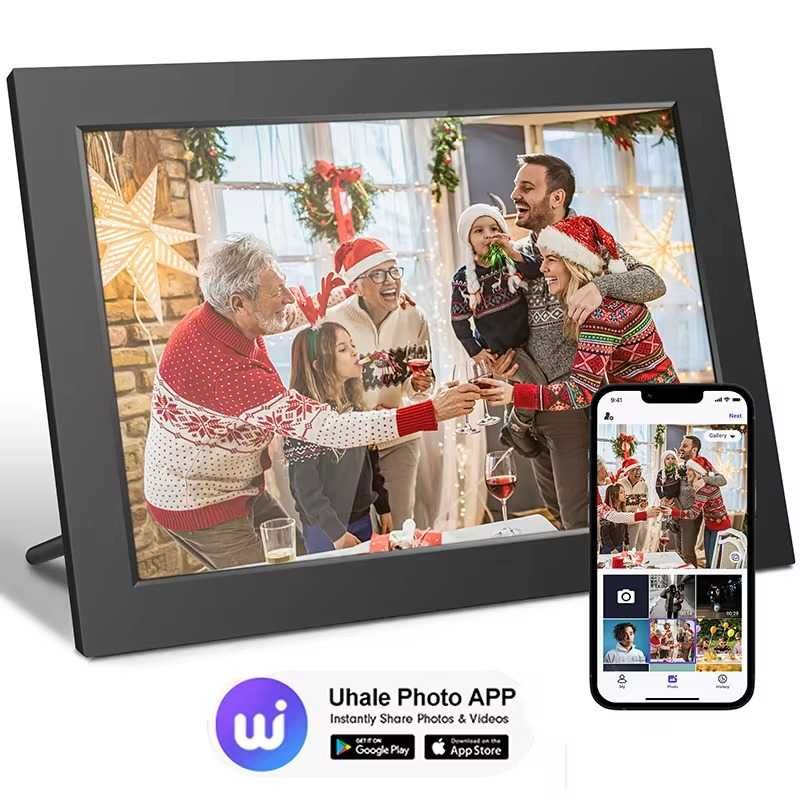Цифрова фоторамка 10.1 дюйма WI-FI, Frameo,Uhale