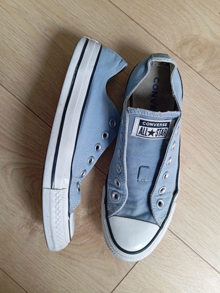 Trampki Converse All Star 38 24,5 cm błękitne krótkie