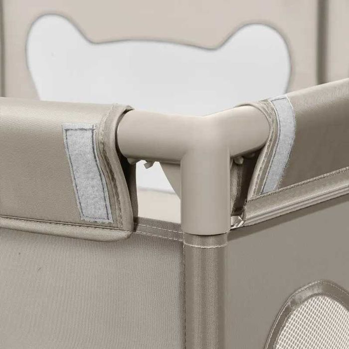 Дитячий великий ігровий манеж Lionelo WILLOW BEIGE, пісочний або сірий