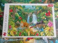 Trefl puzzle 2000 Las tropikalny kompletne