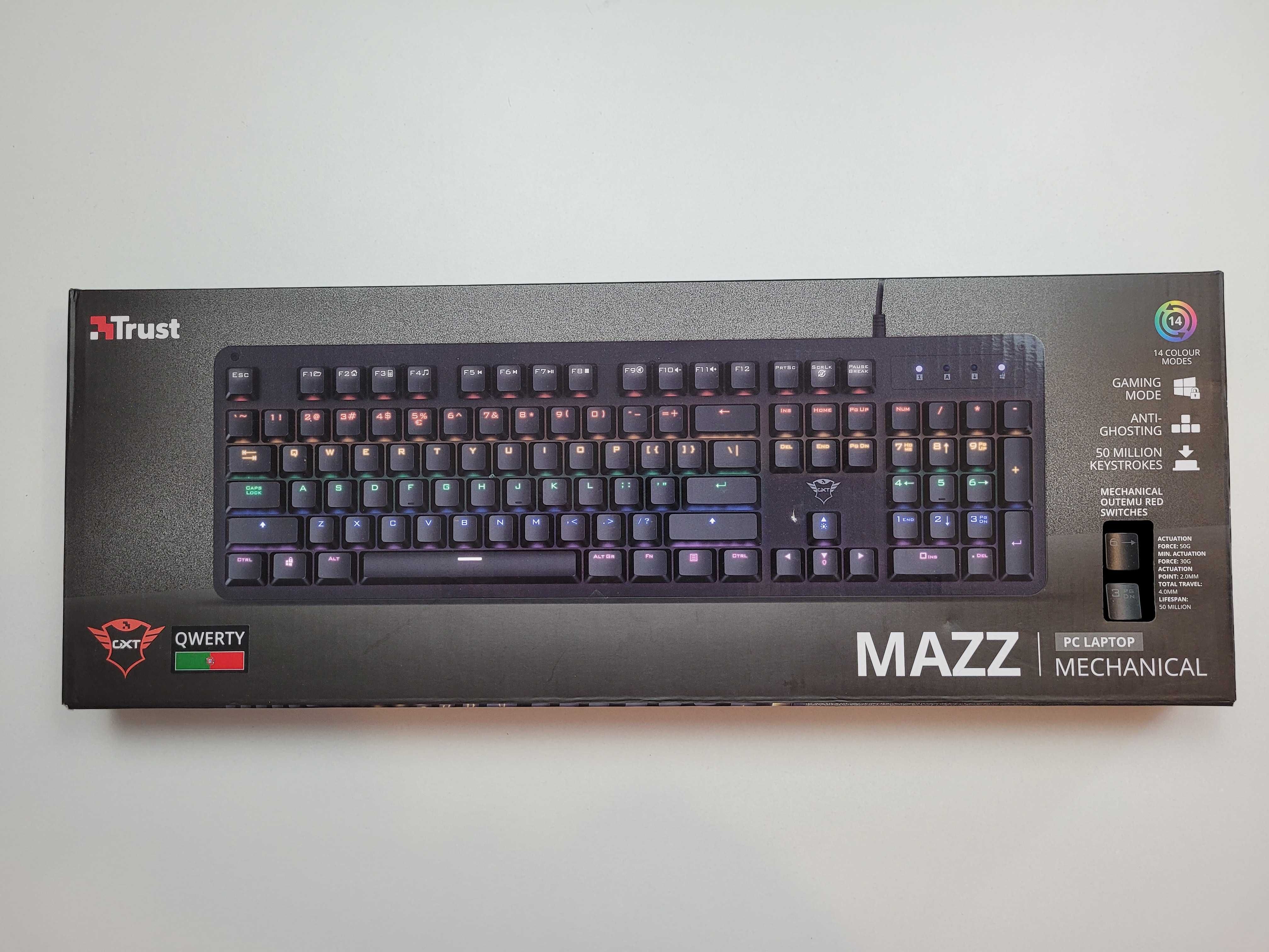 Teclado - Trust GXT 863 MAZZ