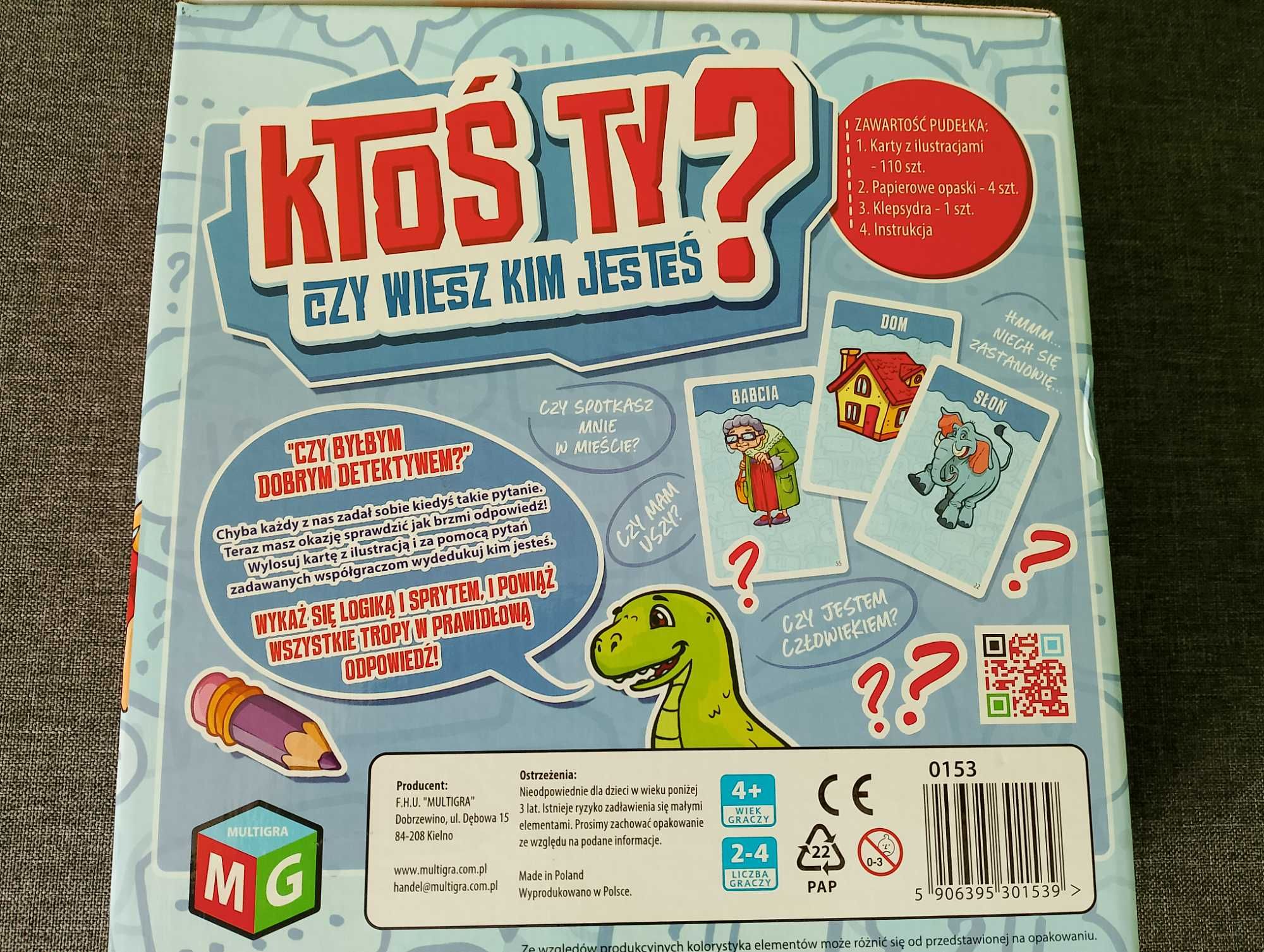 Gra planszowa KTOŚ TY ? Czy wiesz kim jesteś Multigra MG