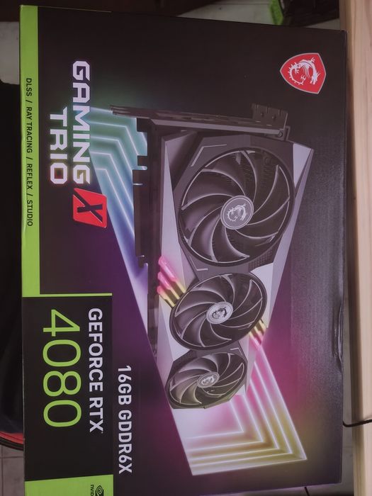 Placa Gráfica MSI RTX 4080 GAMING X TRIO 16GB