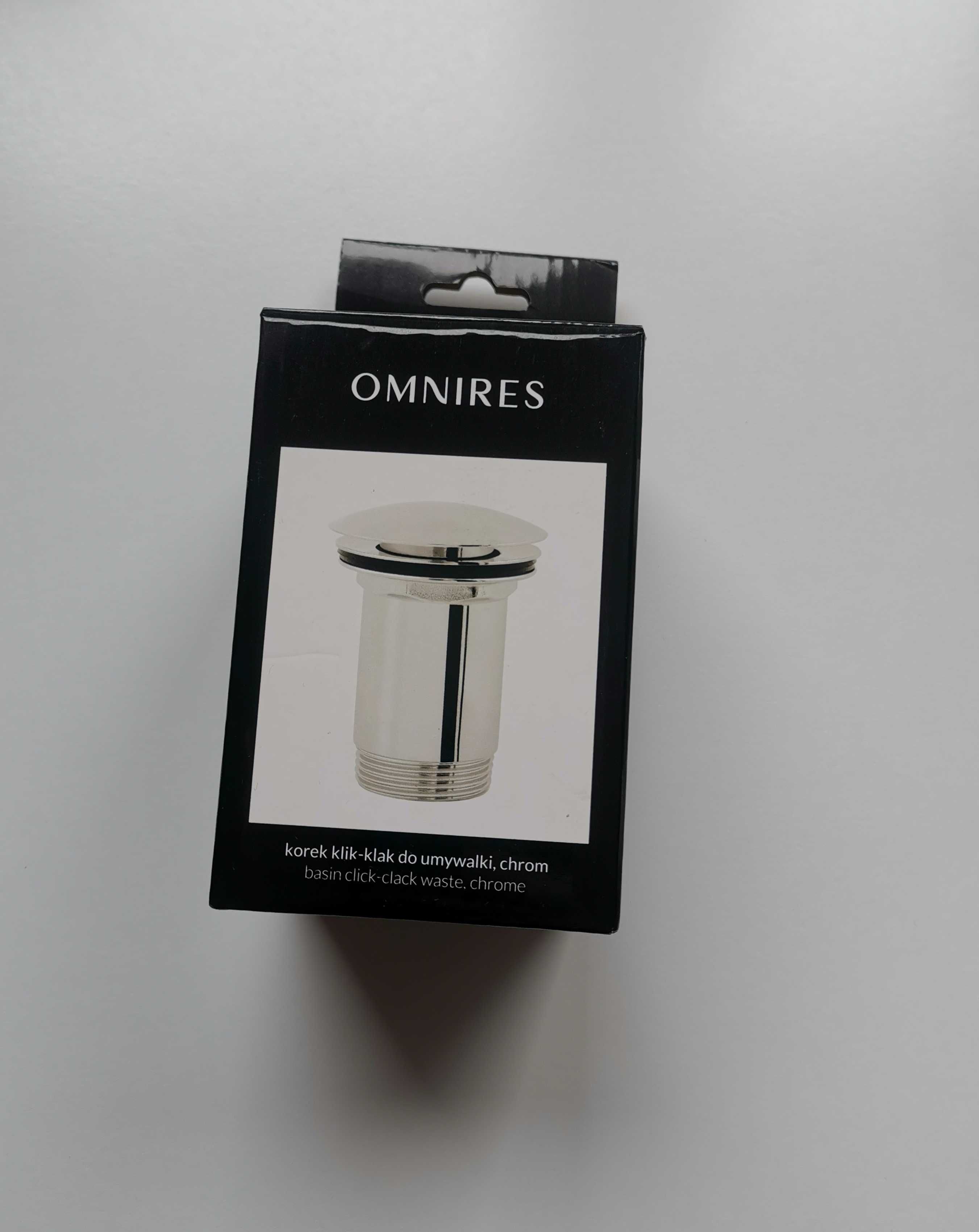 Korek klik-klak do umywalki Omnires chrom A706CR