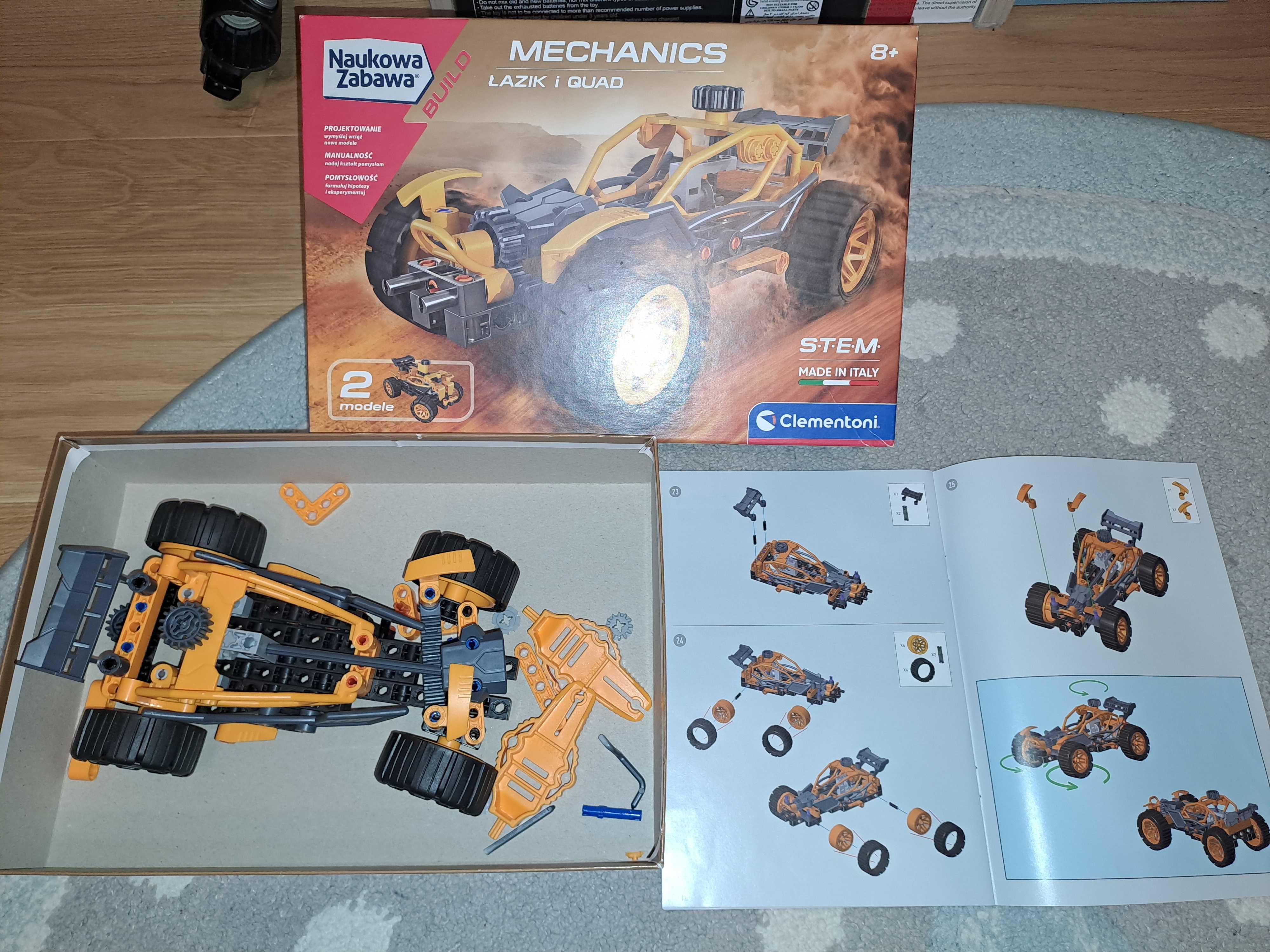 Pojazd ciężarówka, jeep, lego mechanics Łazik kosmiczny