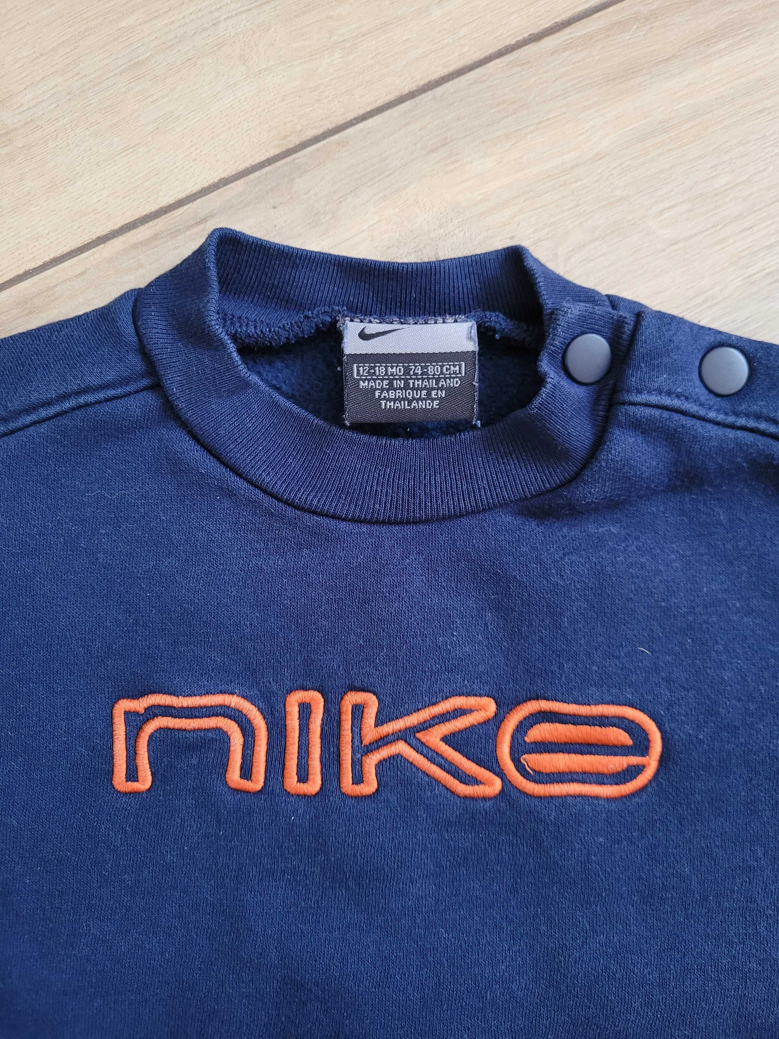 Bluza niemowlęca Nike 86 12-18 chłopięca dres ocieplenie meszek