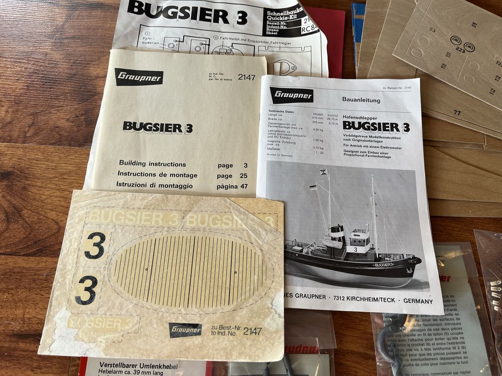Model RC Bugsier 3 skala 1:33 – zestaw do budowy (Graupner 2147)