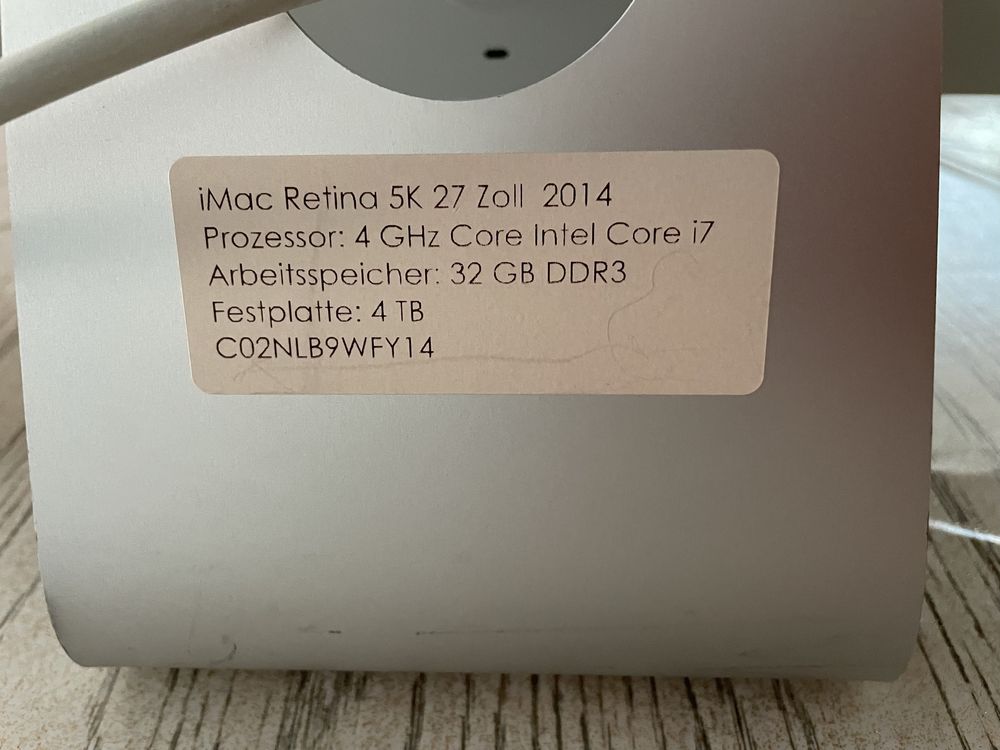 I Mac Retina 5K 27 4TB!!!
