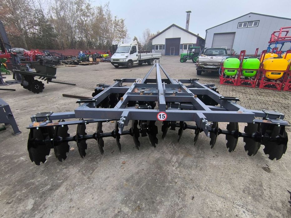 Brona talerzowa nowa talerz stal borowa 1,4/3,4m nowa Strumyk/ DEMAROL