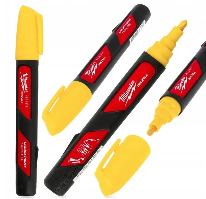 Маркер будівельний  Milwaukee Inkzall LP  Жовтий