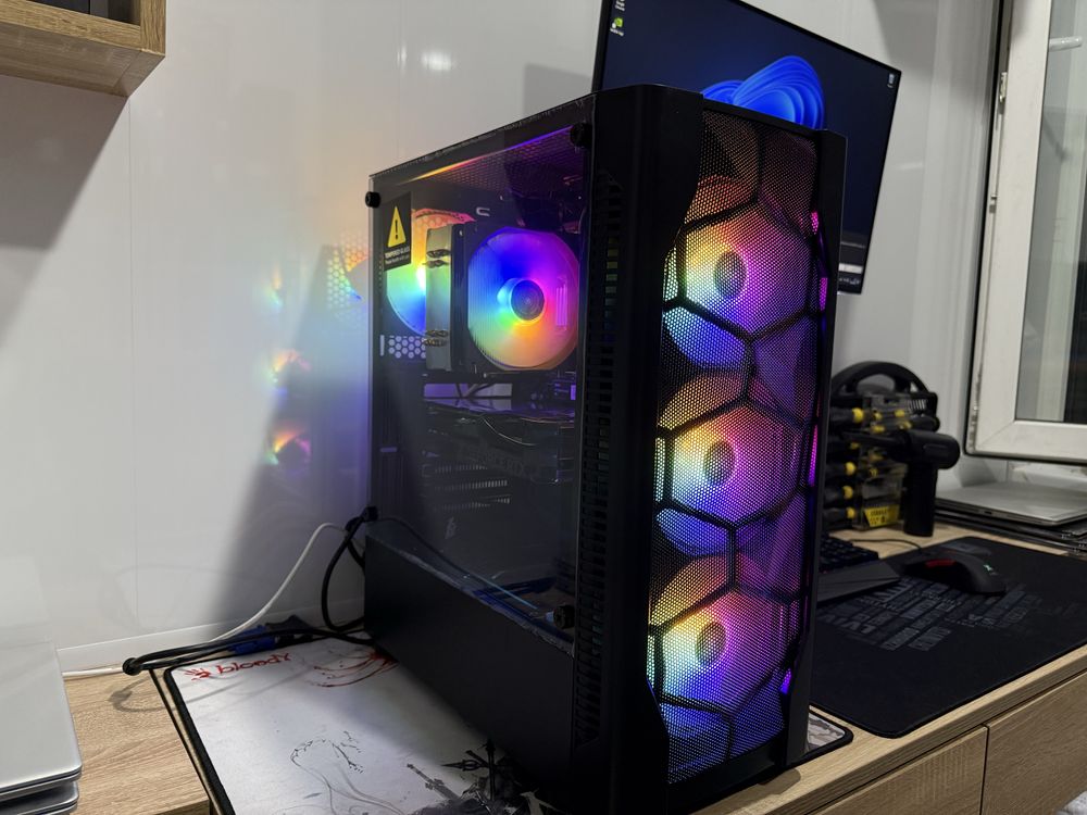 Ігровий пк Системний блок Ryzen 7+32 ddr+ssd 1 тб+Asus RTX 4060