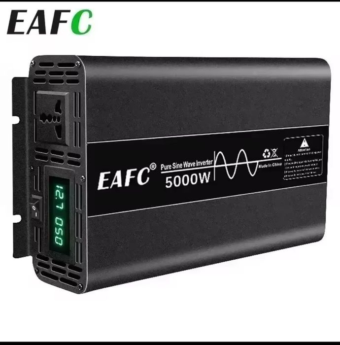 Інвертор EAFC 5000w 12-220 чиста сінусоїда