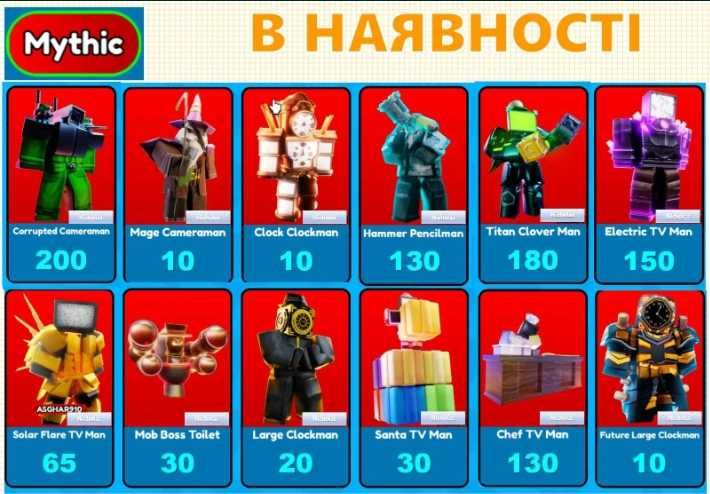 Продаю юнитов TTD/STD/Grow a garden/blox fruit.