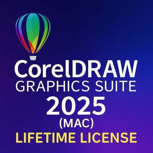 CorelDRAW Graphics Suite 2025 Klucz 5 PC Mac