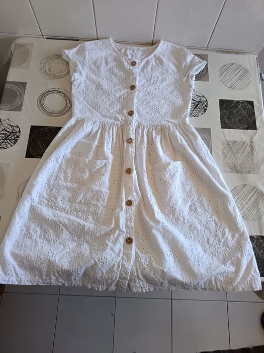 Vestido Lefties 13/14 bordado inglês
