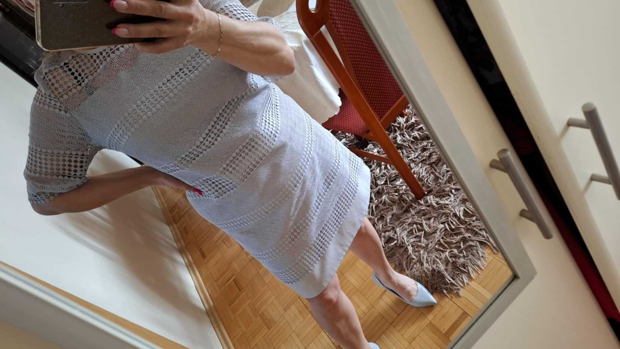 Elegancka sukienka z krótkim rękawem Stylove roz.40-44