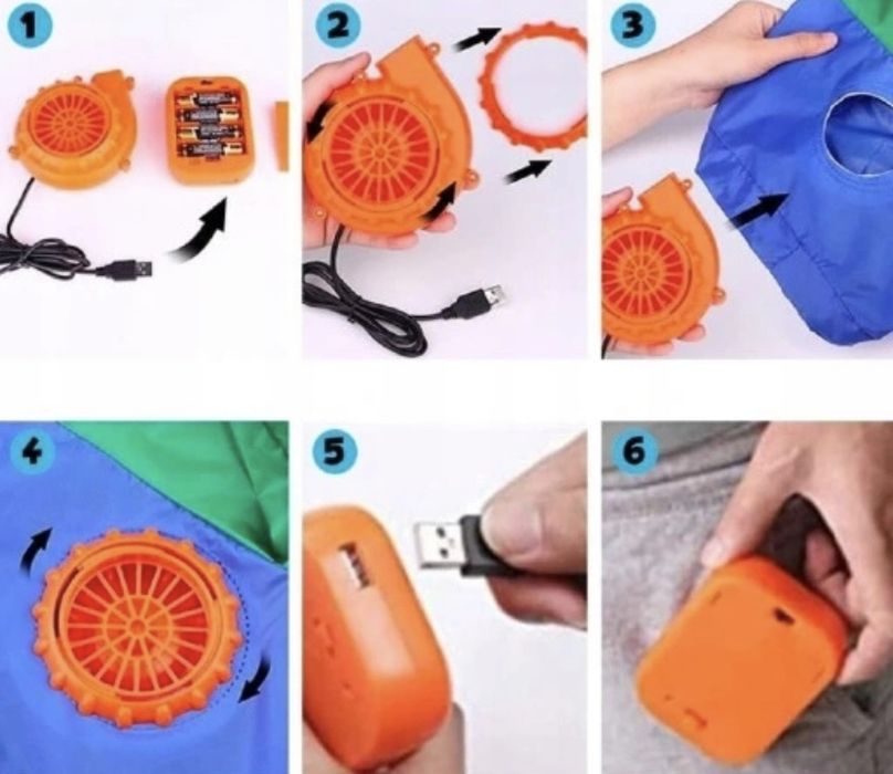 STRÓJ KOSTIUM PRZEBRANIE HALLOWEEN dmuchany kosmita 150-190 cm