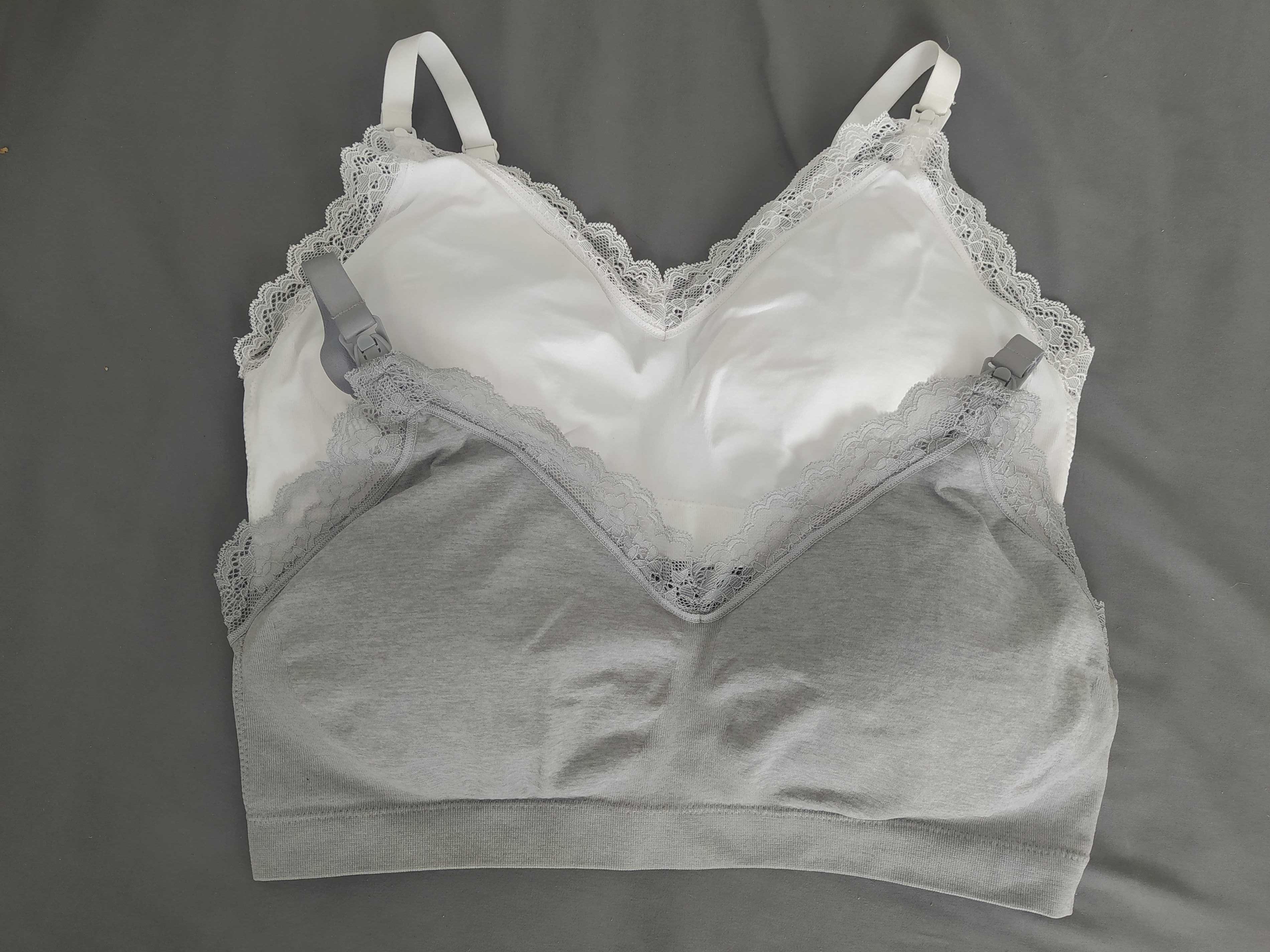 Bezszwowe biustonosze do karmienia H&M - rozm. XL