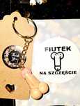 Breloczek fiutek na szczęście penis nowy niej panieński super prezent
