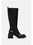 Bota tacão com rasto - ZARA - 39