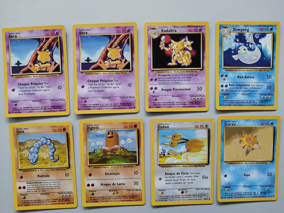 34 Cartas Pokemon