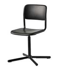Cadeira giratória preta + Coxim preto IKEA. -50% do valor de aquisição