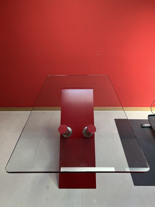 Mesa Sala 1,60 x 0,90 tampo vidro