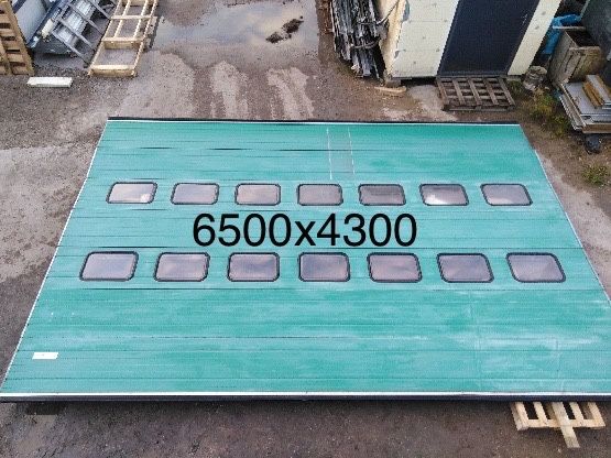 Brama 650 x430 segmentowa izolowana ; naped : dostawa: montaz