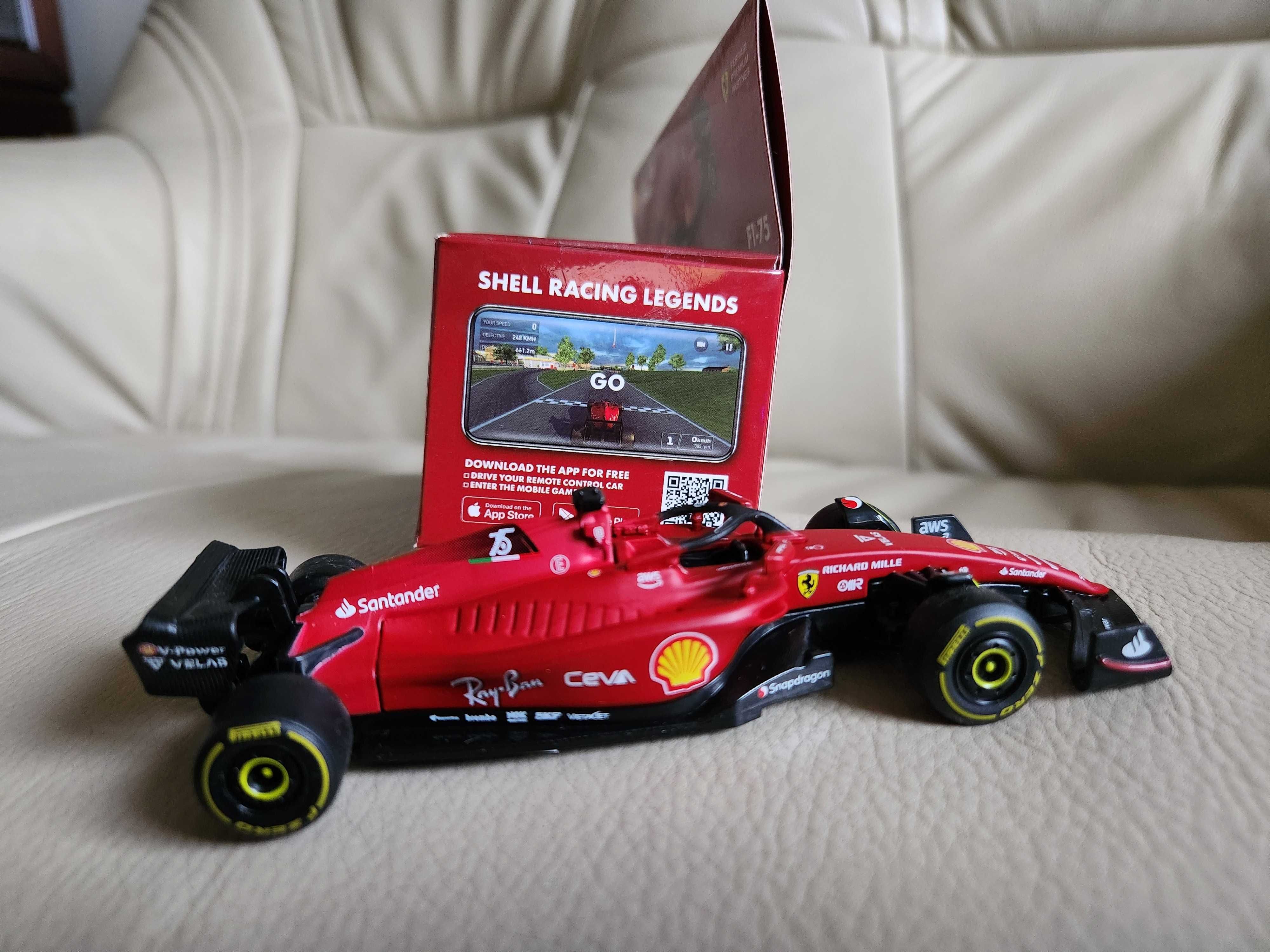 Zdalnie sterowany Bluetooth model samochodu FERRARI F1-75.