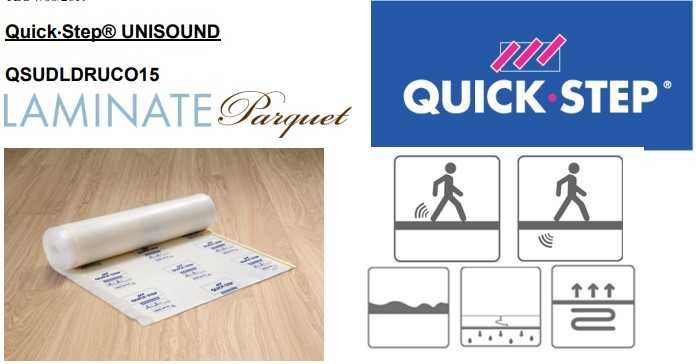 podkład mata pod panele QuickStep UNISOUND
