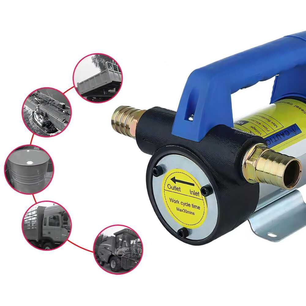 Pompa Do Spuszczania Wymiany Paliwa Ropy Oleju ELEKTRYCZNA 12V 260W