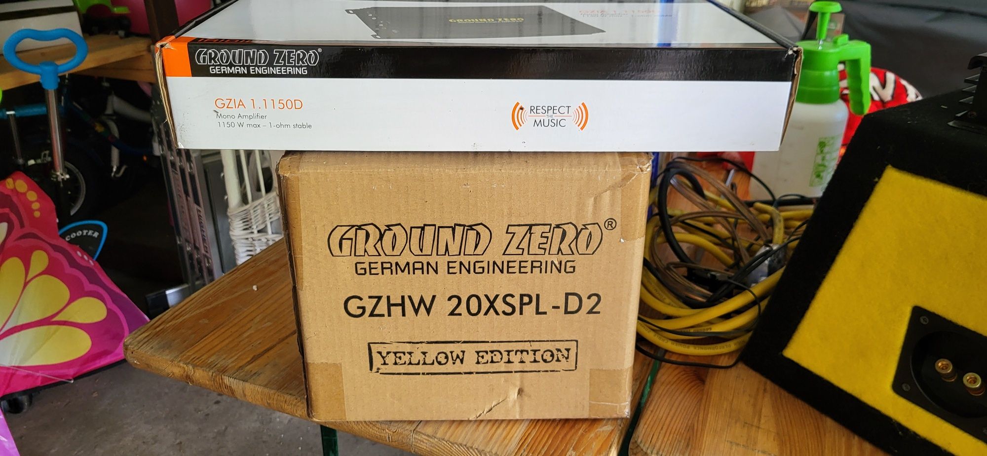 Subwoofer ground zero ze wzmacniaczem