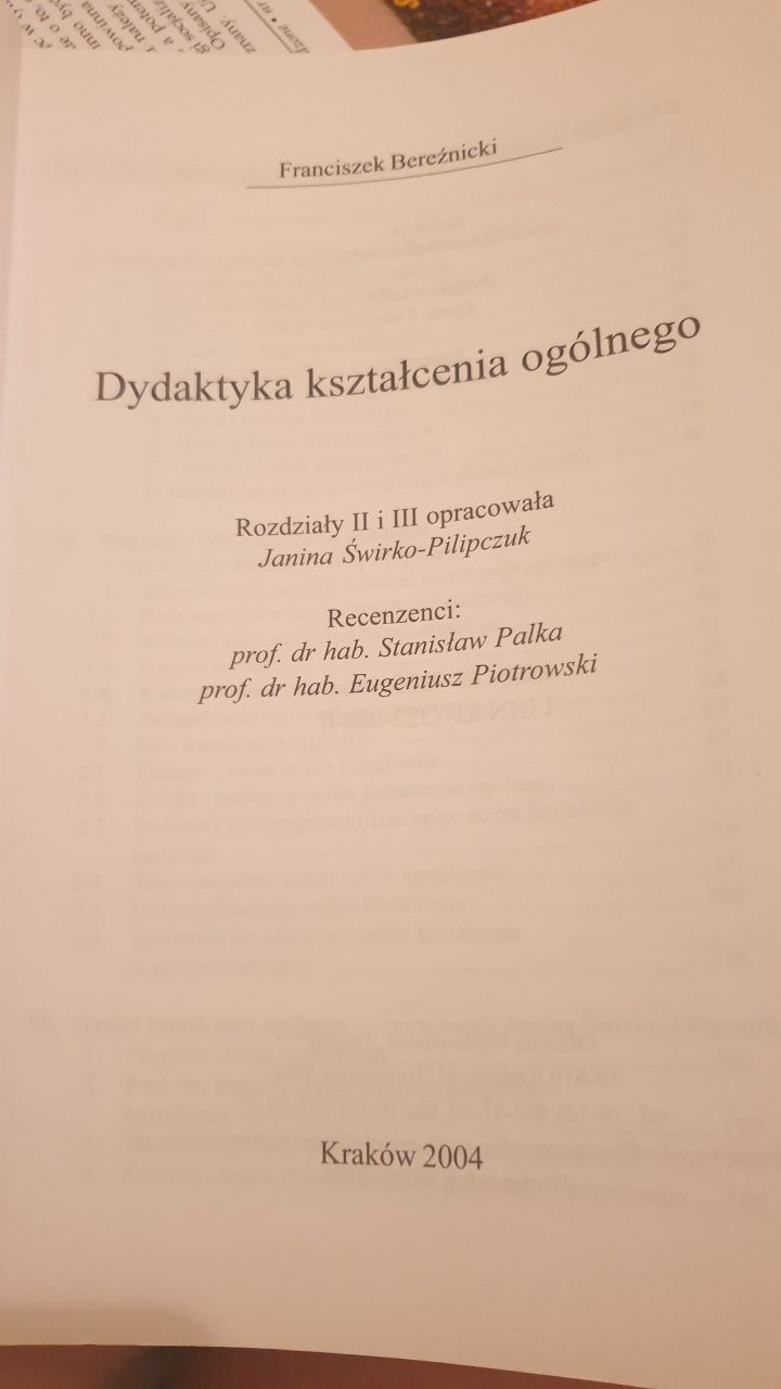 Dydaktyka kształcenia ogólnego