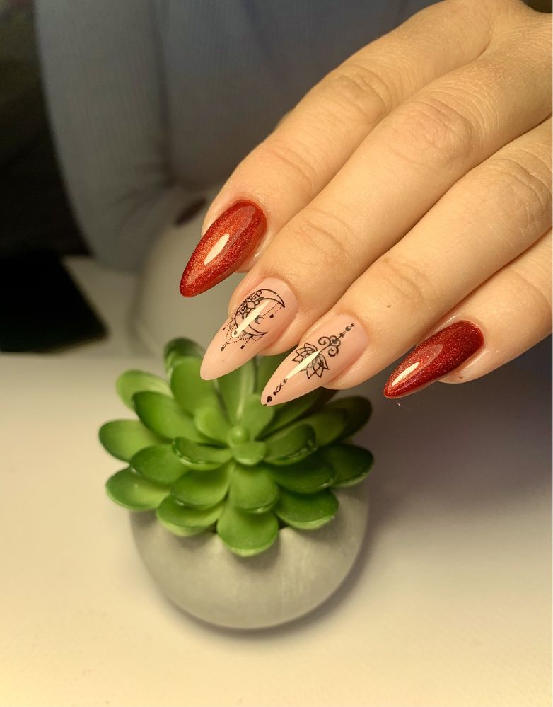 Маникюр + покрытие гель лаком,  наращивание