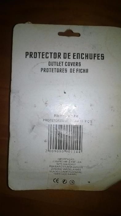 Protectores para Fichas Eléctricas para as Crianças - Caixa com 15 peç