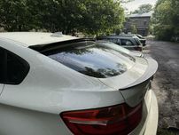 BMW X6 E-71 2008-2014рр. Спойлер DPT (чорний)