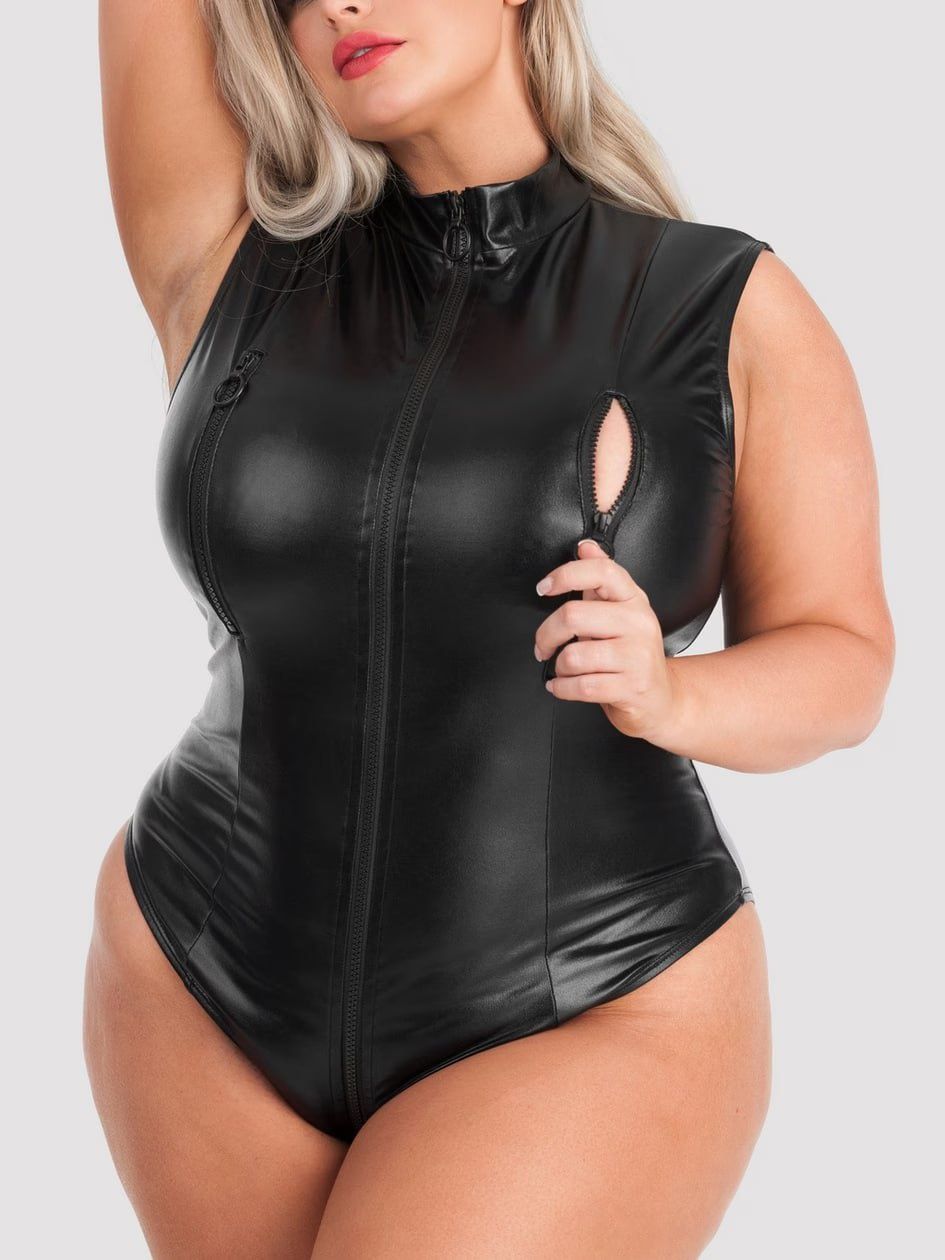 Єротичний боді з доступом без рукавів 3XL 4XL Lovehoney