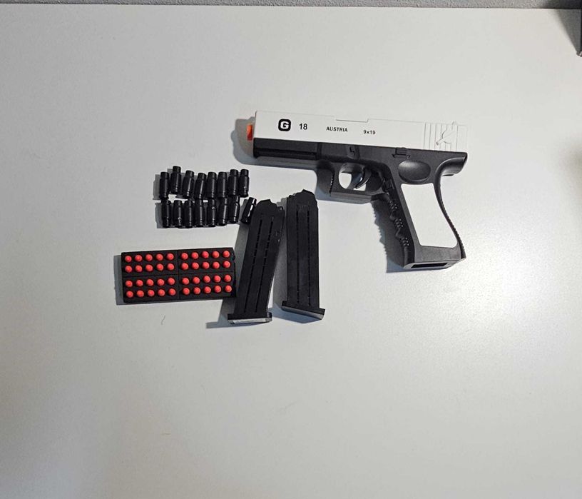 Pistola Soft Bullets Branca