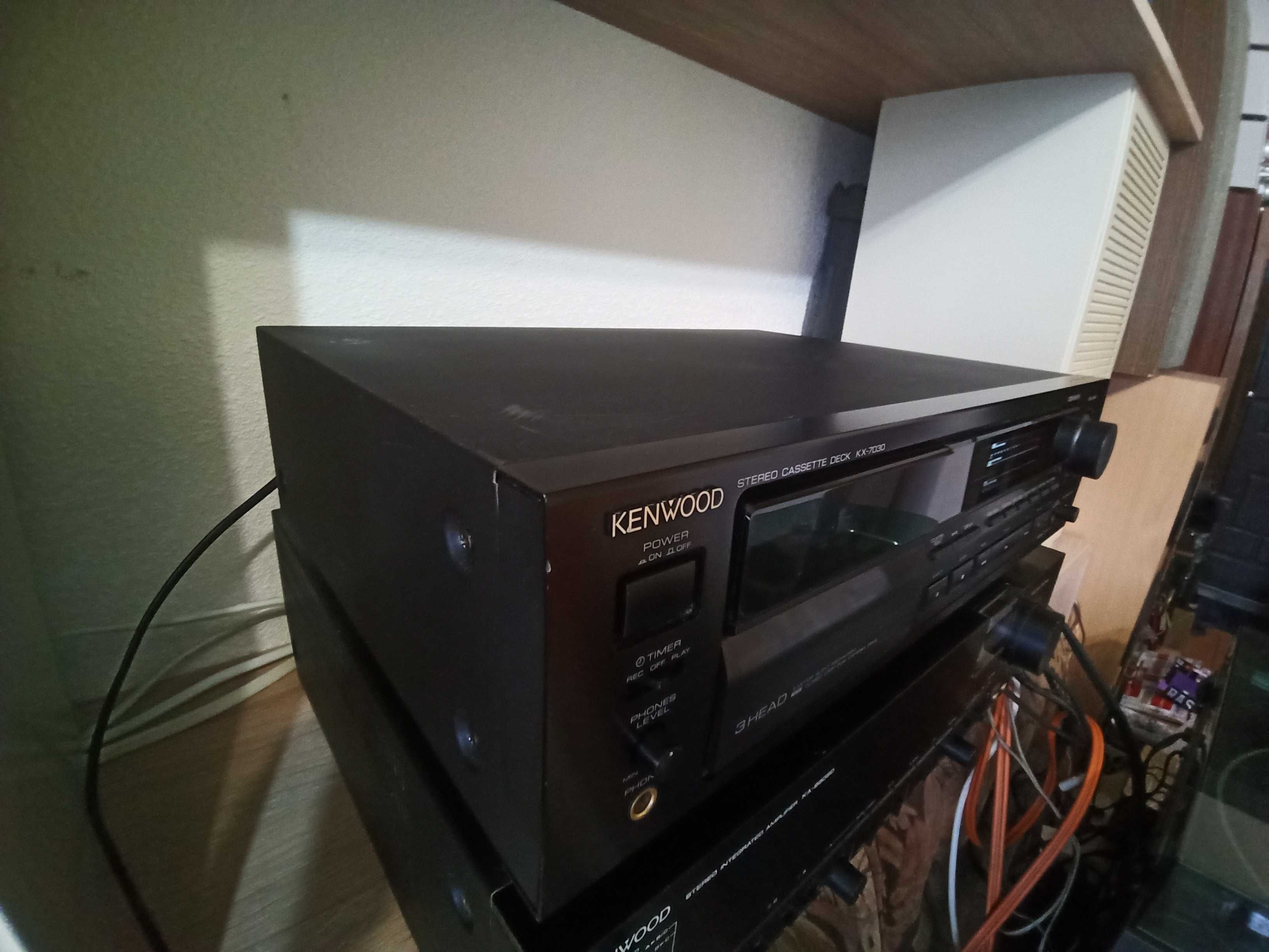 Kenwood KX-7030 касетна дека 3-Head 4-Motor