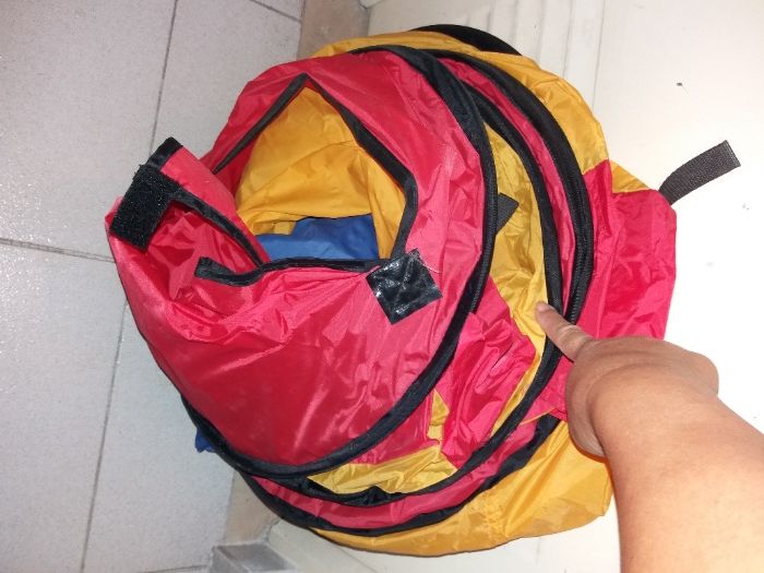 Tenda para criança - usado dentro do quarto