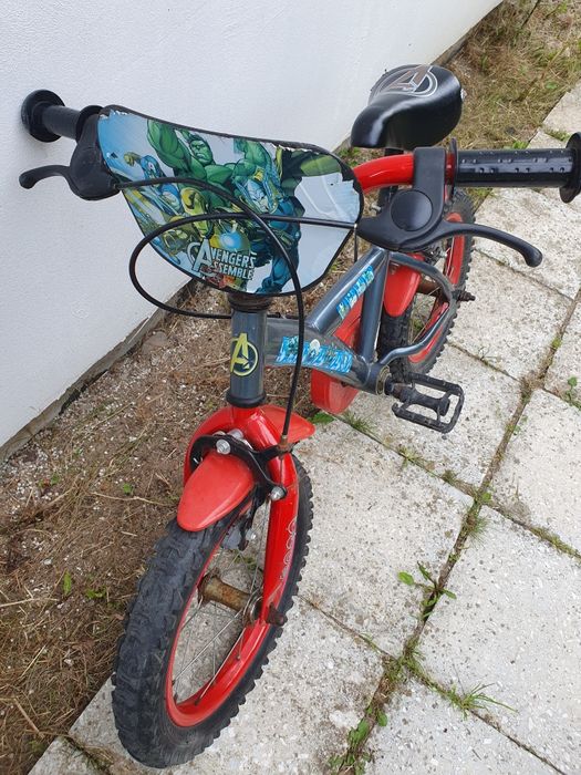 Rower dziecięcy Avengers koła 14 cal + koła do nauki jazdy