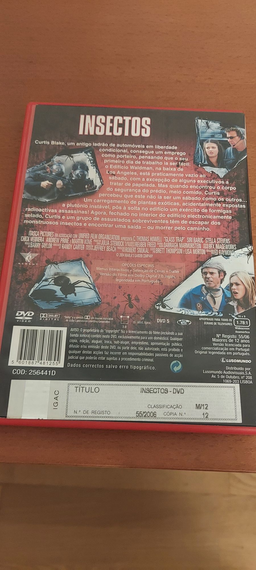 Filme Insectos em DVD