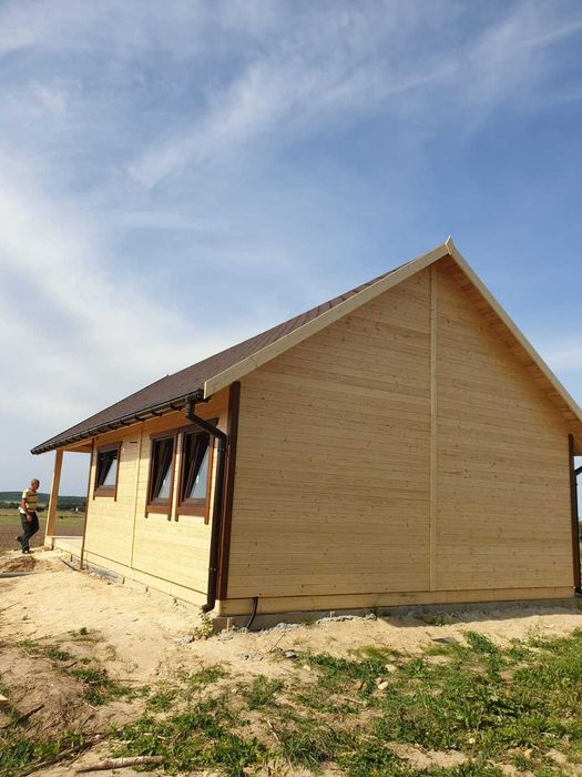 Dom drewniany,letniskowy,ogrodowy,domek Krokus 6x11m, domy do 70m2