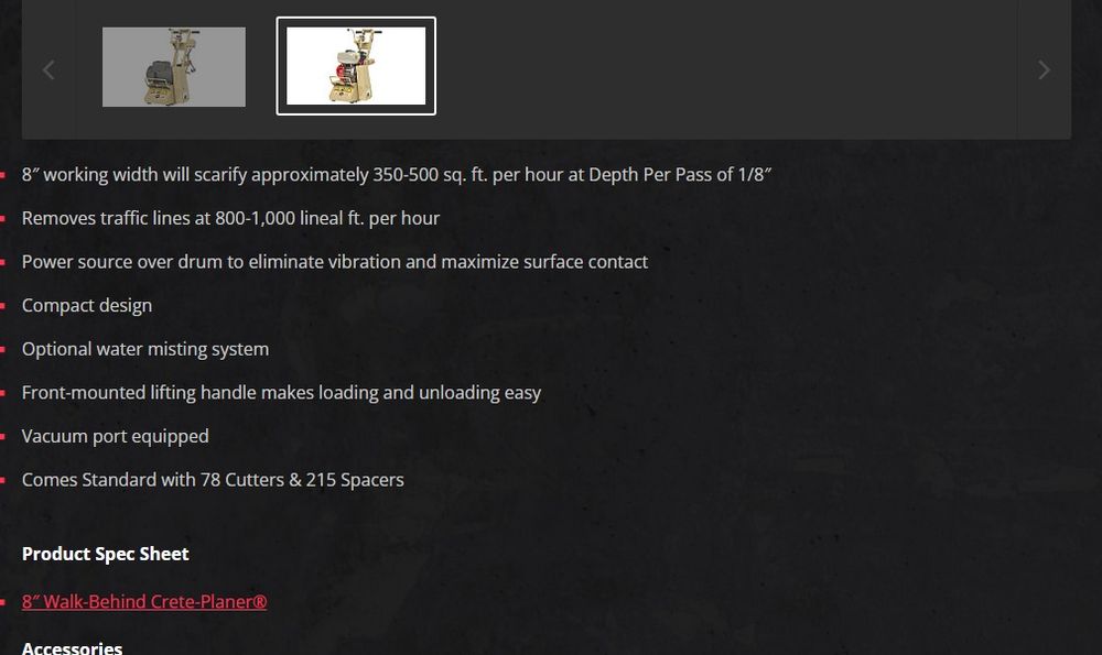 Фреза бетон асфальт