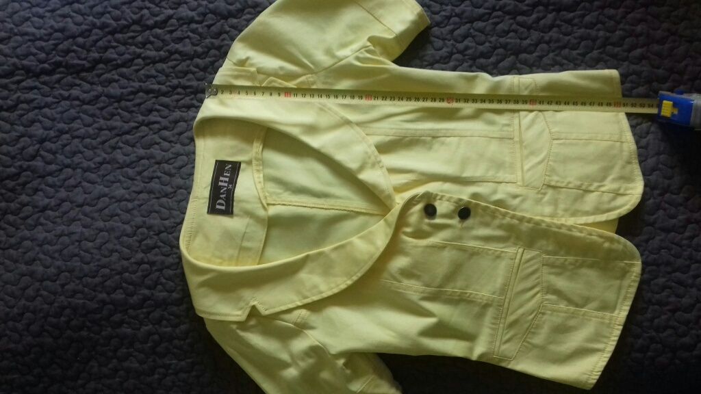 Zestaw r 34 nowy żakiet DanHen suknia H&M bolerko spodnica Reserved