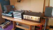 Stereo zestaw Siemens 666 Sharp Optonica Accuphase Grundig box 206