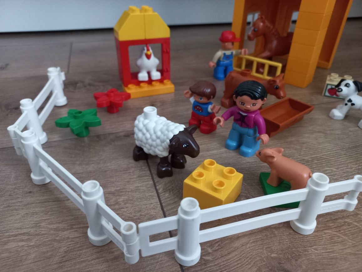 Lego duplo farma gospodarstwo koń kura owca świnka quad