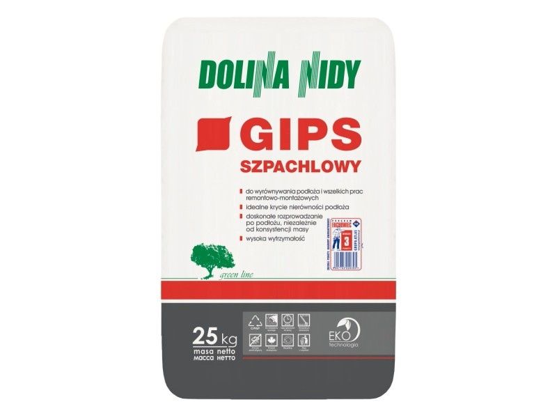 Gips szpachlowy dolina Nidy 2 worki