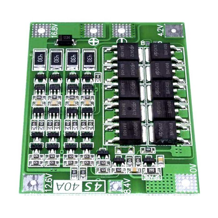 Контроллер заряда BMS с балансировкой 40A (12-17V) 4S новый